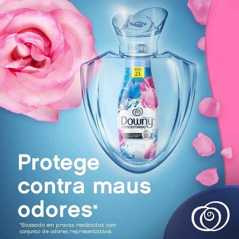 Kit Com 2 Amaciante Concentrado Brisa De Verão Downy 1,5l - 3