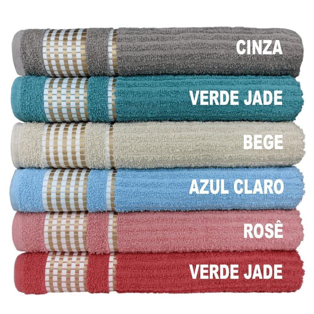 Kit 4 Toalhas De Banho - Gigante Banhão 70 X 140 Beca Alta Absorção - 3