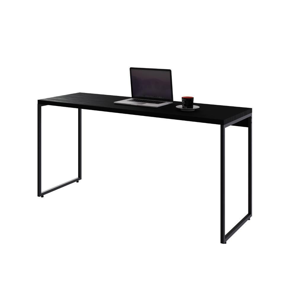 Mesa Dynamica 150x50x75cm Preto ônix - Est.preta Preto ônix - Est.preta - 2