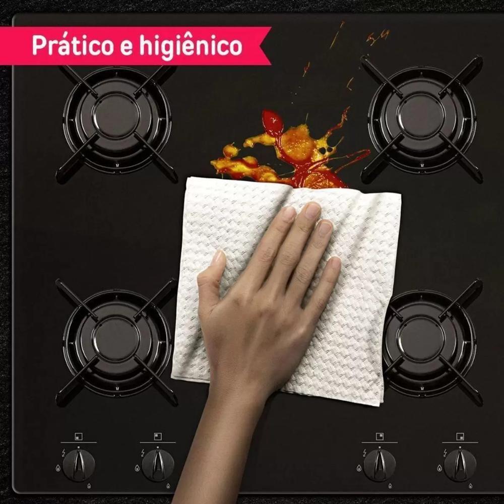 4 Rolos De Toalha Pano Reutilizável Scott Duramax 58 Pç Cada - 4