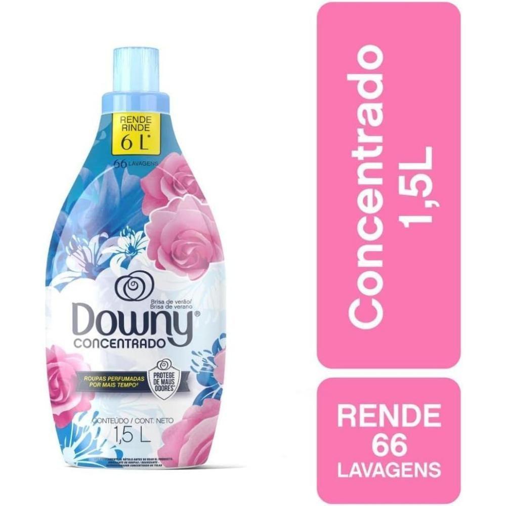 Kit Com 3 Amaciante Concentrado Brisa De Verão Downy 1,5l - 6