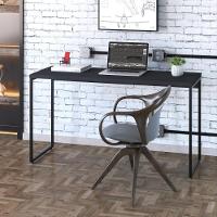 Mesa Dynamica 135x50x75cm Preto ônix - Est.preta Preto ônix - Est.preta - 6