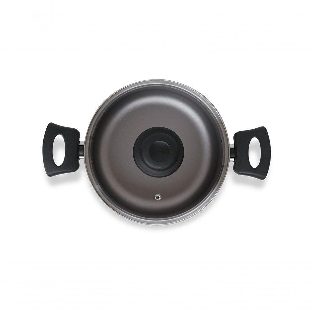 Caçarola Com Tampa Ruby - ø 20 X 9 Cm 2,6 L- Brinox 20 X 9 Cm 2,6 L Vermelho Brinox - 2