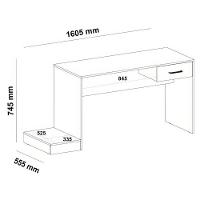 Mesa Escrivaninha Gamer Para 2 Monitores Preto Acetinado/azul - 5