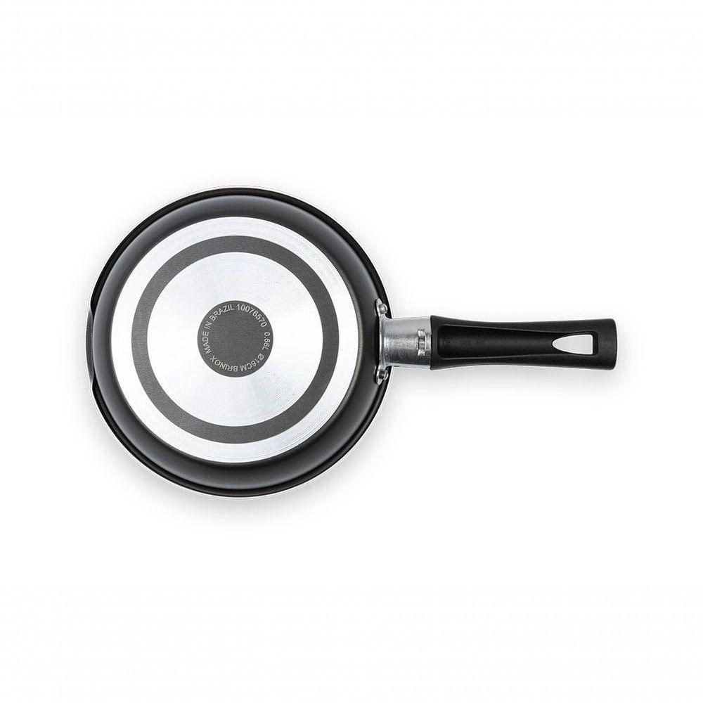 Omeleteira 16 Cm 330 Ml Revestimento Pro-flon Antiaderente Cor Cinza Range Linha Topázio Brinox Cinza - 5