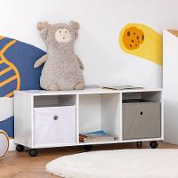 Rack Organizador De Nichos Infantil De Brinquedos Kalel 100% Mdf - 1