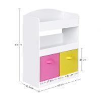 Organizador Infantil Com Nichos De Brinquedos Mel 100% Mdf - 2
