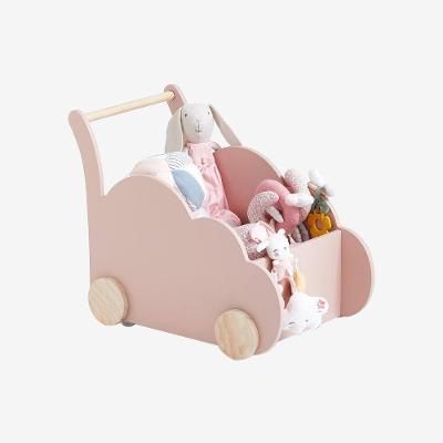 Organizador Infantil Carrinho Julieta Rosé 100% Mdf