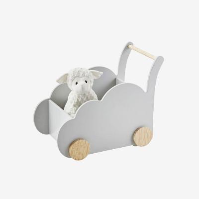 Organizador Infantil Carrinho Julieta Cinza 100% Mdf