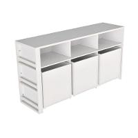 Organizador Infantil Com Baús E Porta Livros Dione 100% Mdf - 1