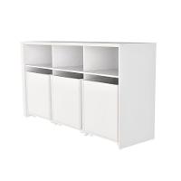 Organizador Infantil Com Baús E Porta Livros Dione 100% Mdf - 2