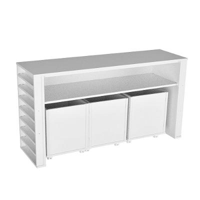 Rack Com Baús Porta Carrinhos E Porta Livros Jorge 100% Mdf