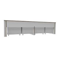 Organizador Infantil Com Baús E Porta Livros Dennis 100% Mdf - 2