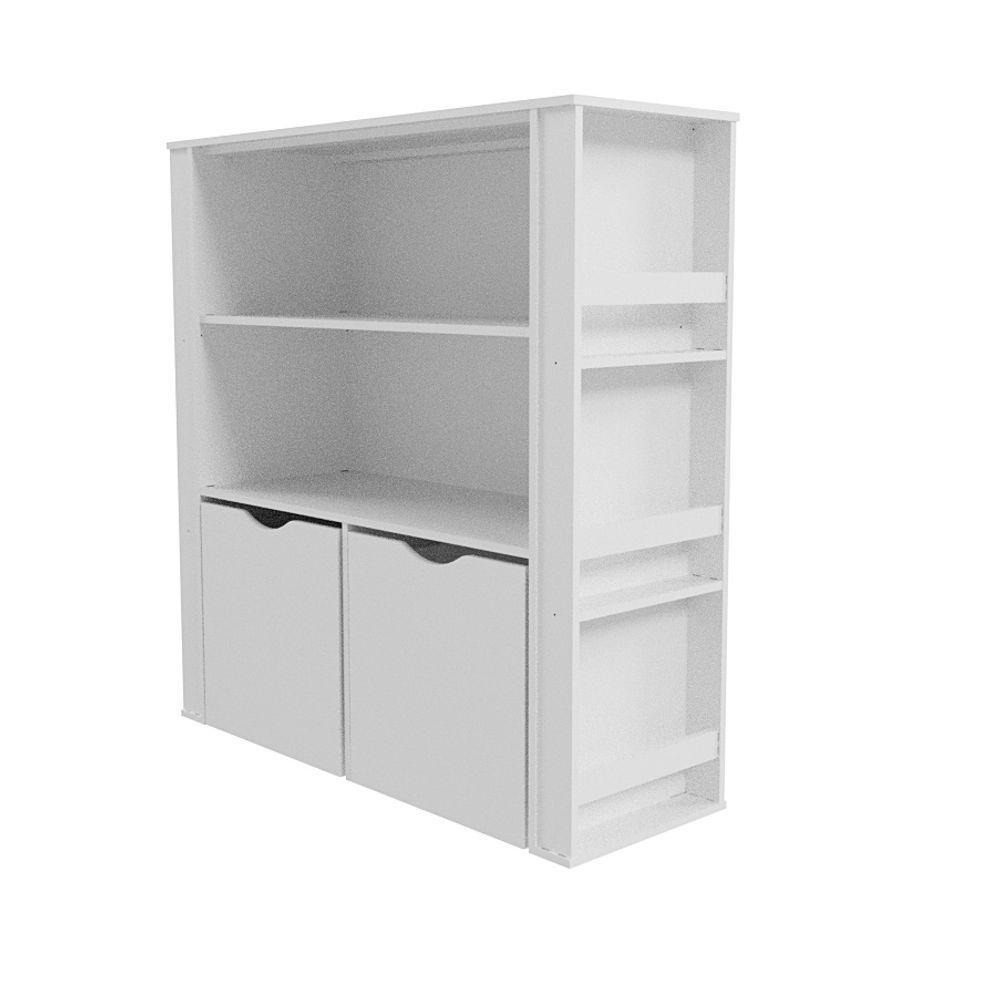 Organizador Com Baús E Porta Livros Duplo Manuel 100% Mdf - 2