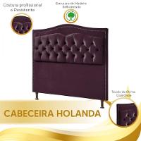 Cabeceira Holanda 0,90 Solteiro 2.0 C- Design Retro Speciale Home Roxo - 1