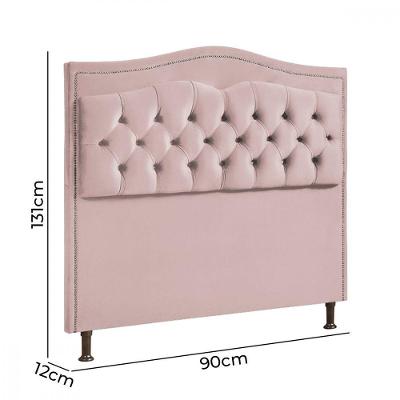 Cabeceira Holanda 0,90 Solteiro 2.0 C- Design Retro Speciale Home Rose