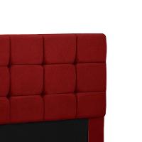 Cabeceira Julia 1,60 M Queen C- Design Moderno Veludo Speciale Home Vermelho
