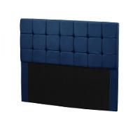 Cabeceira Julia 1,95 M King C- Design Moderno - Veludo Speciale Home Azul - 1