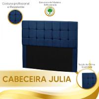 Cabeceira Julia 1,95 M King C- Design Moderno - Veludo Speciale Home Azul - 5