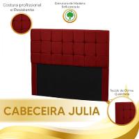 Cabeceira Julia 1,95 M King C- Design Moderno - Veludo Speciale Home Vermelho - 3
