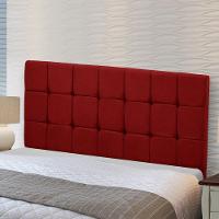 Cabeceira Julia 1,95 M King C- Design Moderno - Veludo Speciale Home Vermelho - 5