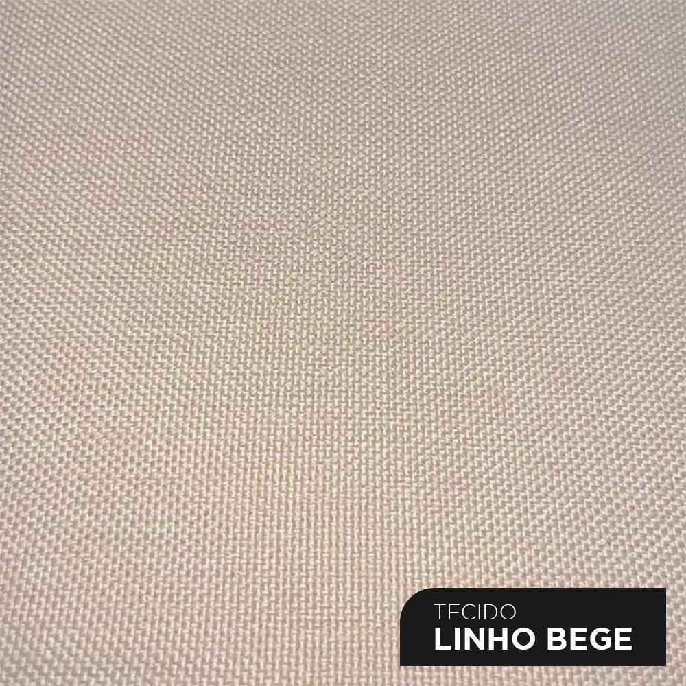 Cabeceira Cama Box Casal Lana 140cm Linho Bege - Abmaza - 7