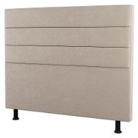Cabeceira Cama Box Casal King Size Malik 195cm Suede Bege - Abmaza - 2