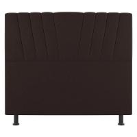 Cabeceira Cama Box Casal King Size Dublin 195cm Linho Marrom - Abmaza - 1