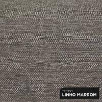 Cabeceira Cama Box Casal Queen Size Amber 160cm Estofada Linho Marrom - Abmaza - 7