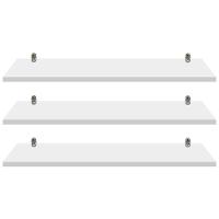 Kit 3 Prateleiras Branca Mdf 30x9 Suporte Cadeirinha Decorar - 1
