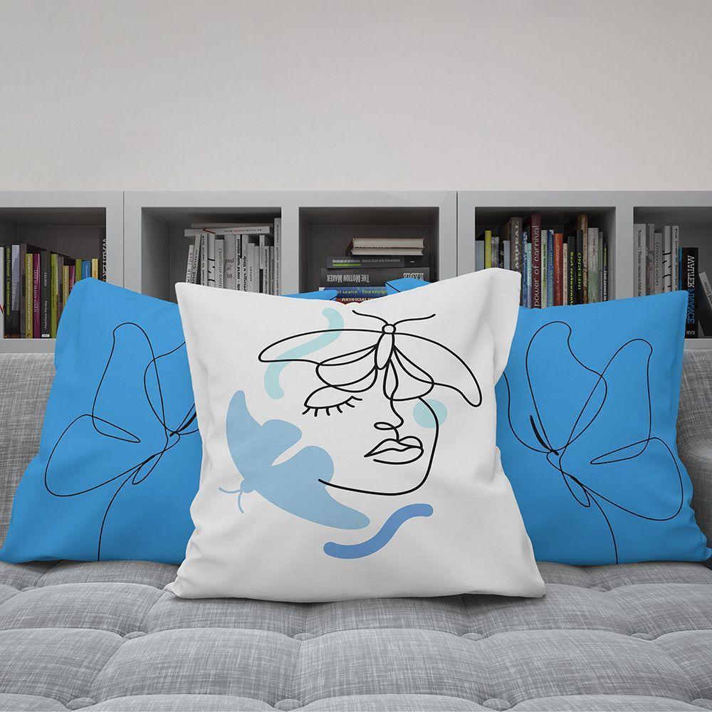 Kit Capas Almofadas Decorativas Minimalista 45x45 - Id Decor - 3