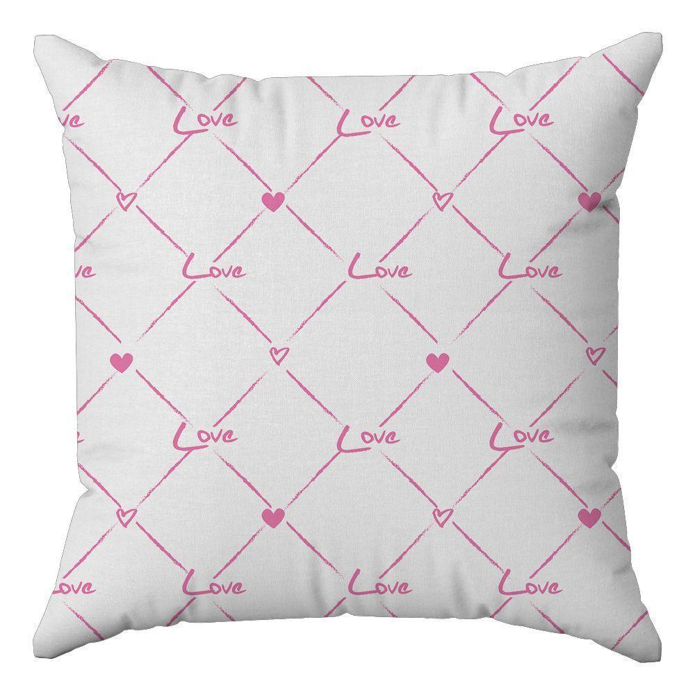 Kit Capas Almofadas Decorativas Love Paris 45x45 - Id Decor Cor Branco - 6