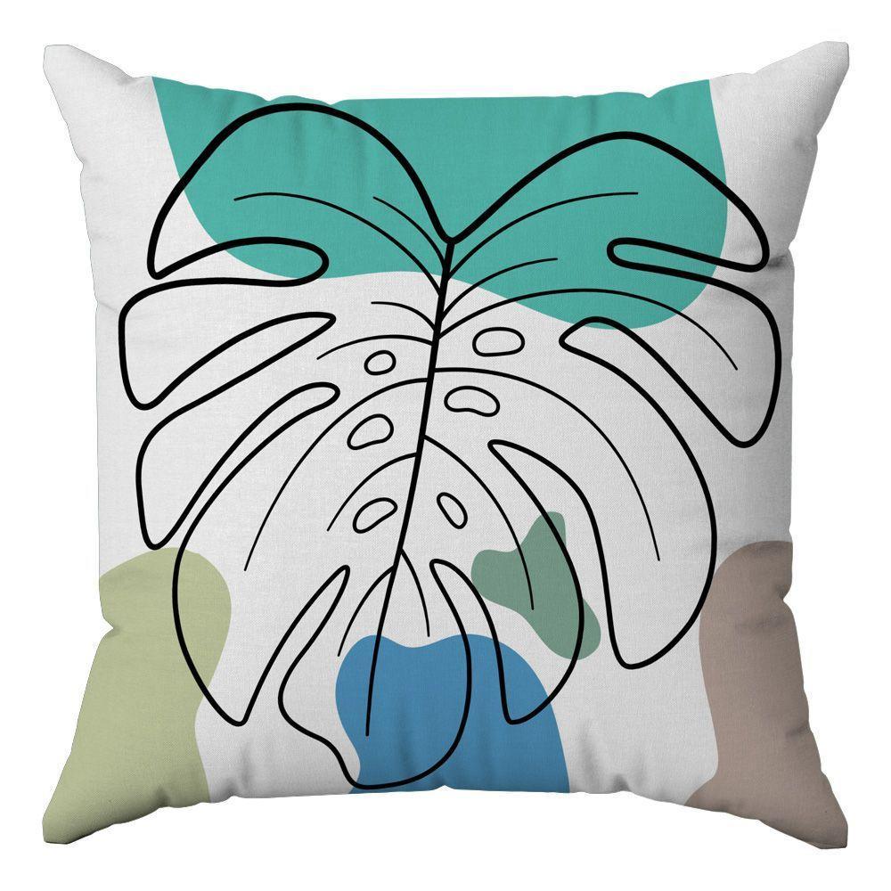Kit Capas Almofadas Decorativas Folhas 6 45x45 - Id Decor - 5