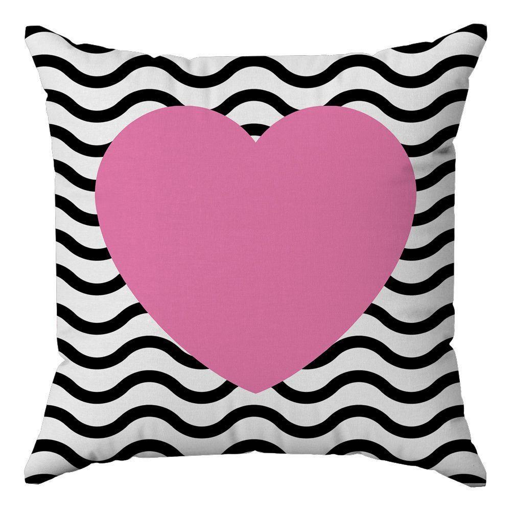 Kit Capas Almofadas Decorativas Love Paris 45x45 - Id Decor Cor Preto - 7