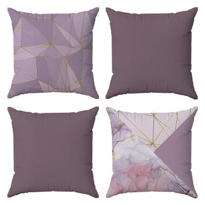 Kit Capas Almofadas Decorativas Mármore 3 45x45 - Id Decor