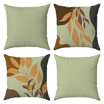 Kit Capas Almofadas Decorativas Folhas Nº7 45x45 - Id Decor