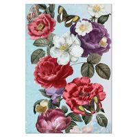 Kit Placas Quadros Decorativos 3 Pçs Mdf 20x30 Floridas Titulos Rosas Sobre Azul - 2