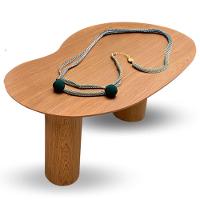 Mesas De Jantar Orgânicas Bean 1.98x122cm Freijo - 1