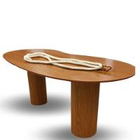 Mesas De Jantar Orgânicas Bean 1.98x122cm Freijo