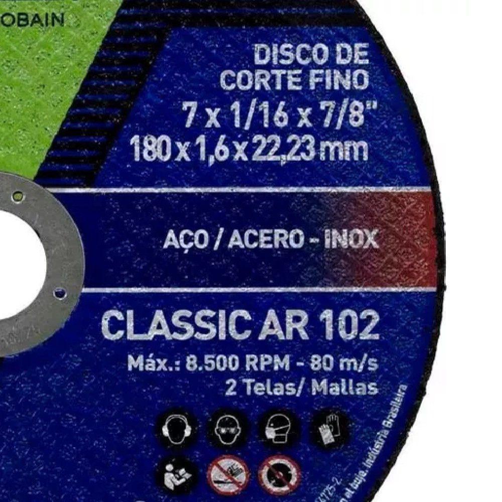 Disco De Corte Aço Inox 7 X 7/8'' - Norton - 3