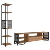 Rack 1 Gaveta Estante Com Prateleira Industrial 17x23 Mell Preto Pp Mell Preto - 1