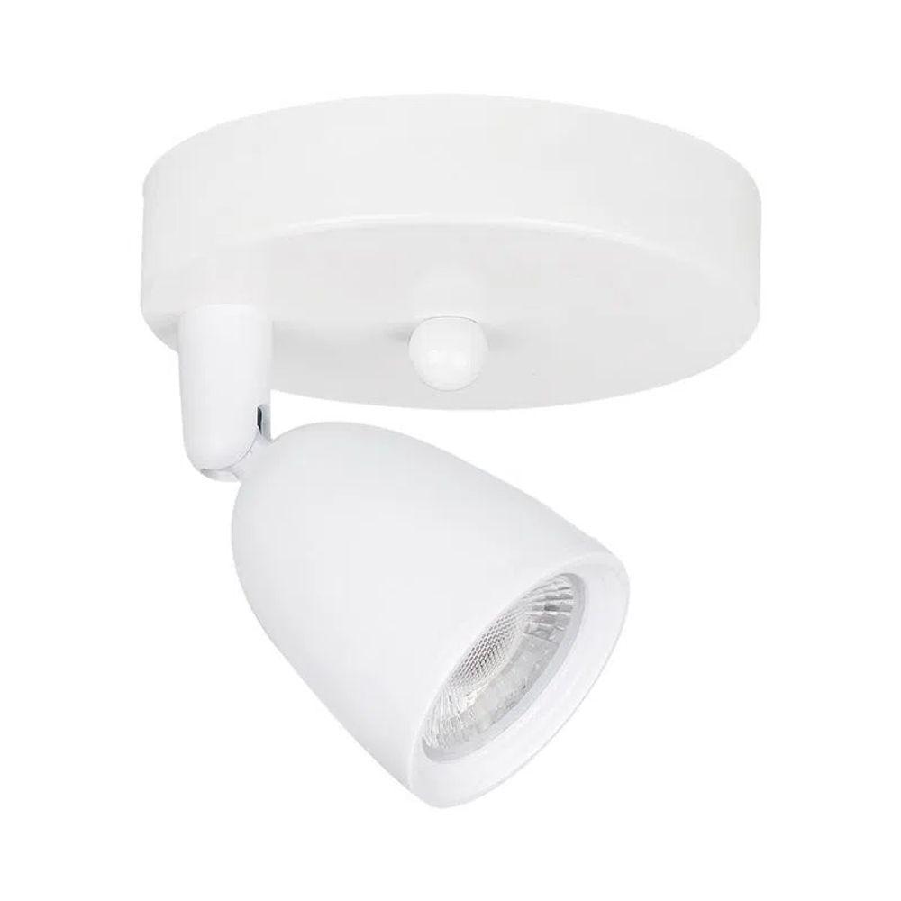 Kit 2 Spot Luminárias Led Sobrepor 6w Branco Frio Bivolt - 1