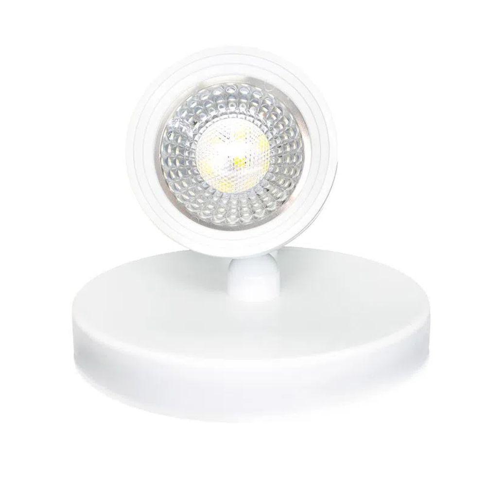 Kit 2 Spot Luminárias Led Sobrepor 6w Branco Frio Bivolt - 4