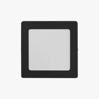 Kit 7 Painéis Embutir 18w Quadrado Cor Preto Branco Frio - 1