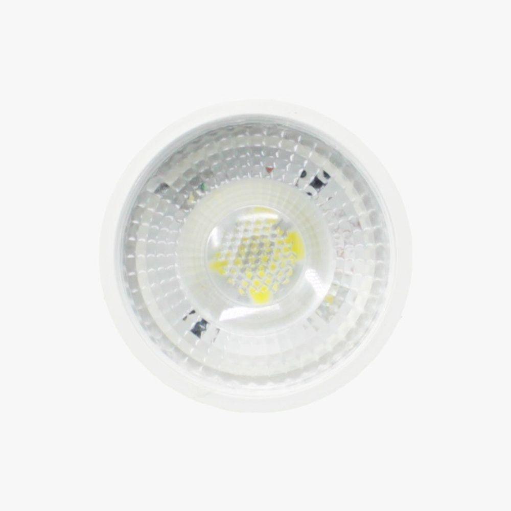 Kit 2 Lâmpadas Led Mr16 6,5w 2700k Branca Morna Bivolt - 4