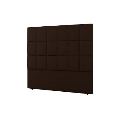 Cabeceira Cama Box Estofada Solteiro Solteiro Nairobi Plus Veludo Cacau - Simbal