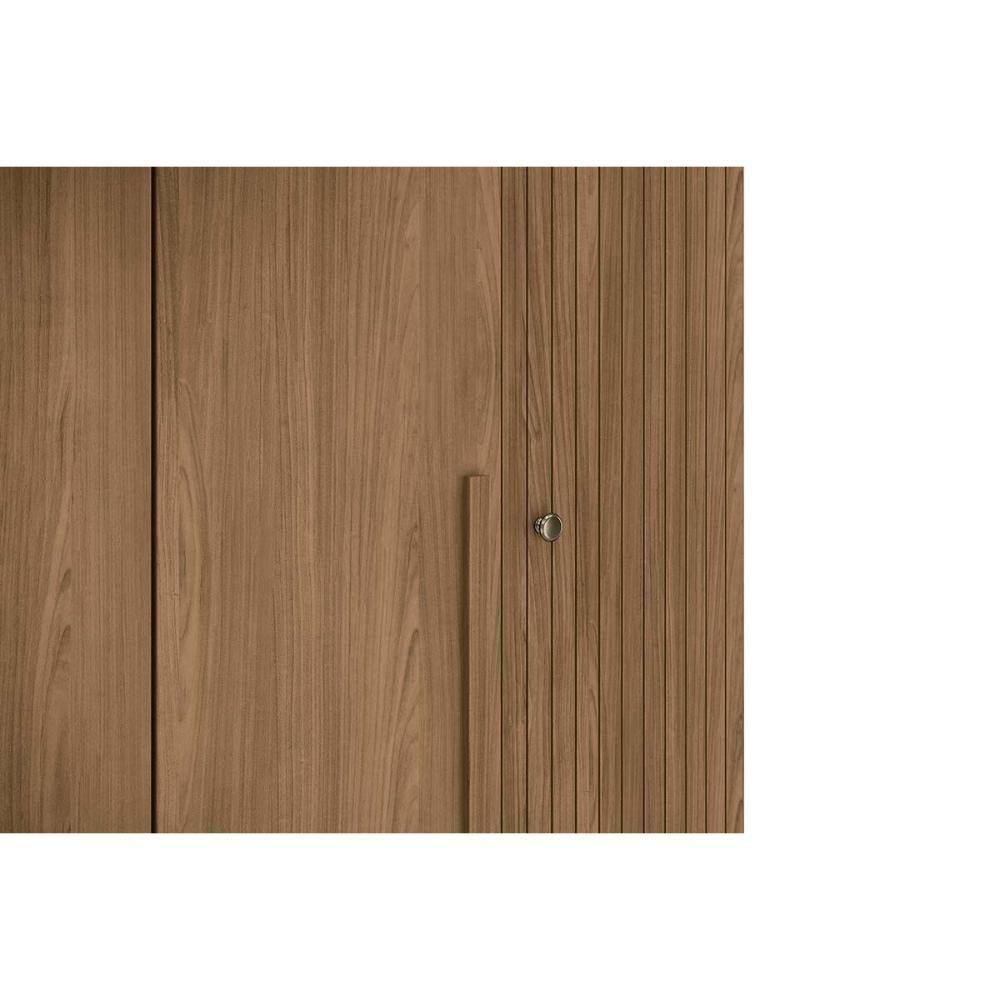 Guarda Roupa Casal 6 Portas E 4 Gavetas Buriti Jatoba/grafitte - Santos Andirá - 8