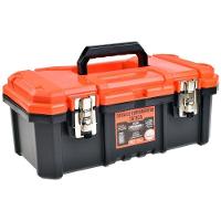 Caixa De Ferramentas Tática Laranja Com Fecho De Metal 18,3 Polegadas - Metasul - 1
