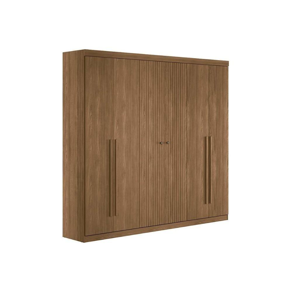 Guarda Roupa Casal 6 Portas e 4 Gavetas Buriti Jatoba - Santos Andirá - 2