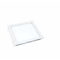 Kit 05 Luminária Led Flat Embutir Quadrada 6500k - 18w (lumanti) 1350 Lumens - 1